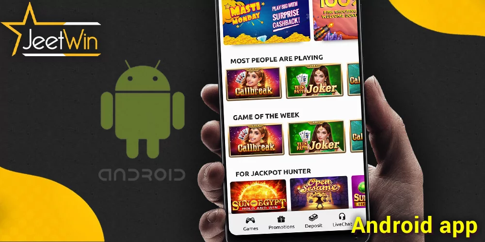 JeetWin mobile app for Android