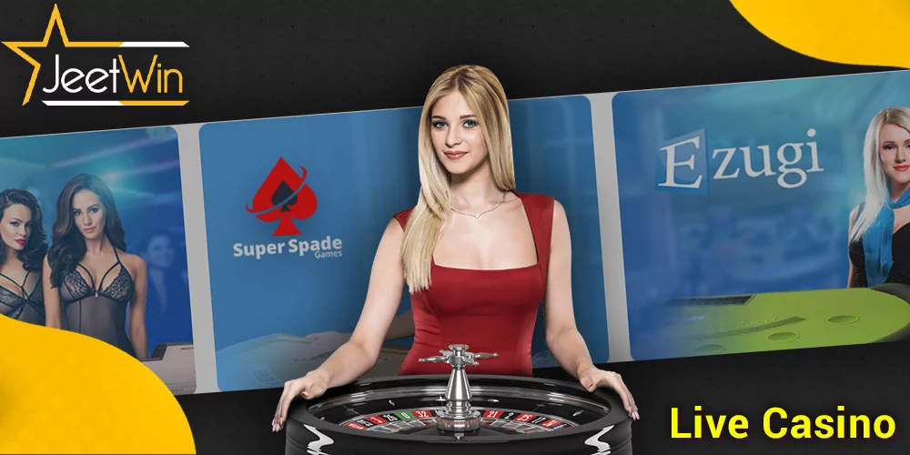 Play with live dealer at JeetWin live casino