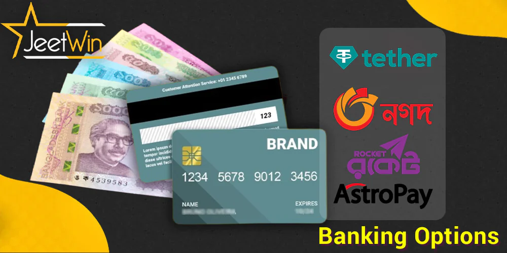 Banking Options at JeetWin Casino